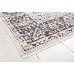 Kaleen Soren Collection Grey Navy Area Rug 3' x 5'