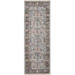 Kaleen Soren Collection Grey Navy Area Rug 9' x 12'6"