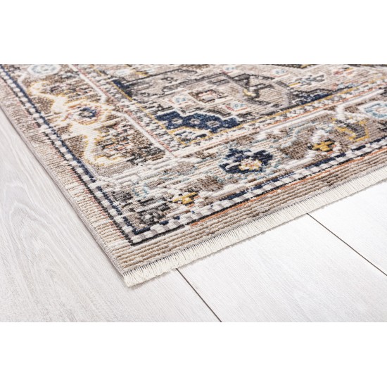 Kaleen Soren Collection Light Taupe Runner 2'6" x 7'6"