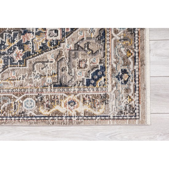 Kaleen Soren Collection Light Taupe Area Rug 5' x 7'5"