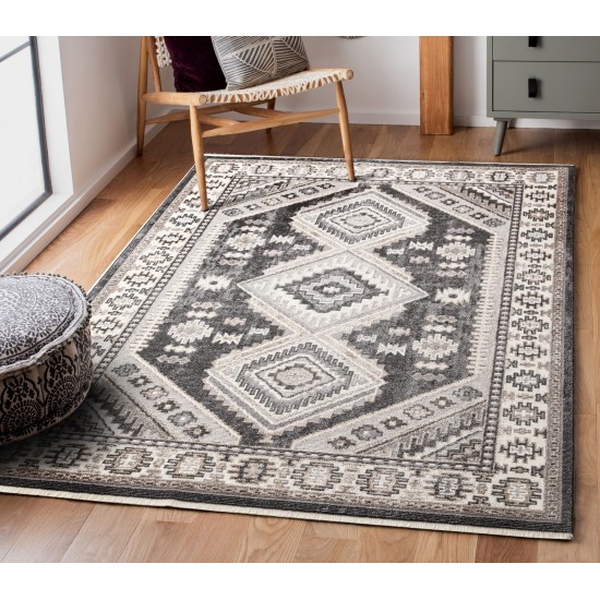 Kaleen Soren Collection SRN07-75 Gray Runner 2'6" x 7'6"
