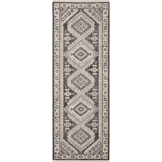 Kaleen Soren Collection SRN07-75 Gray Runner 2'6" x 7'6"