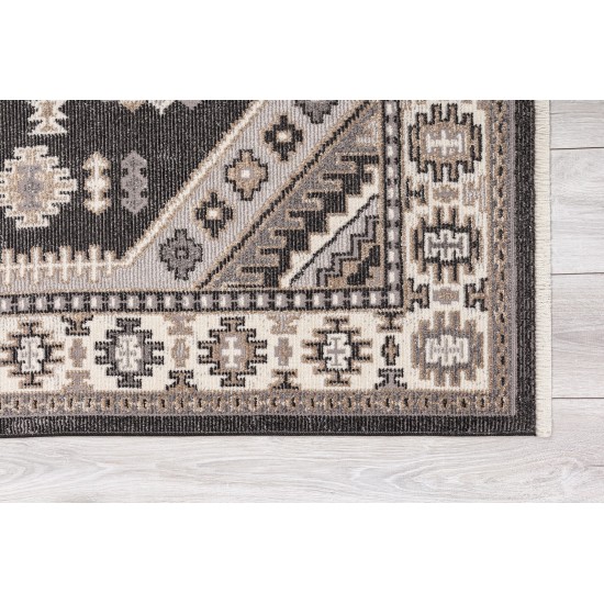 Kaleen Soren Collection SRN07-75 Gray Area Rug 9' x 12'6"