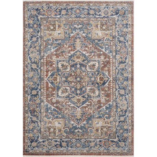 Kaleen Soren Collection Dark Multi Throw Rug 1'8" x 2'6"