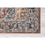 Kaleen Soren Collection Dark Multi Throw Rug 1'8" x 2'6"