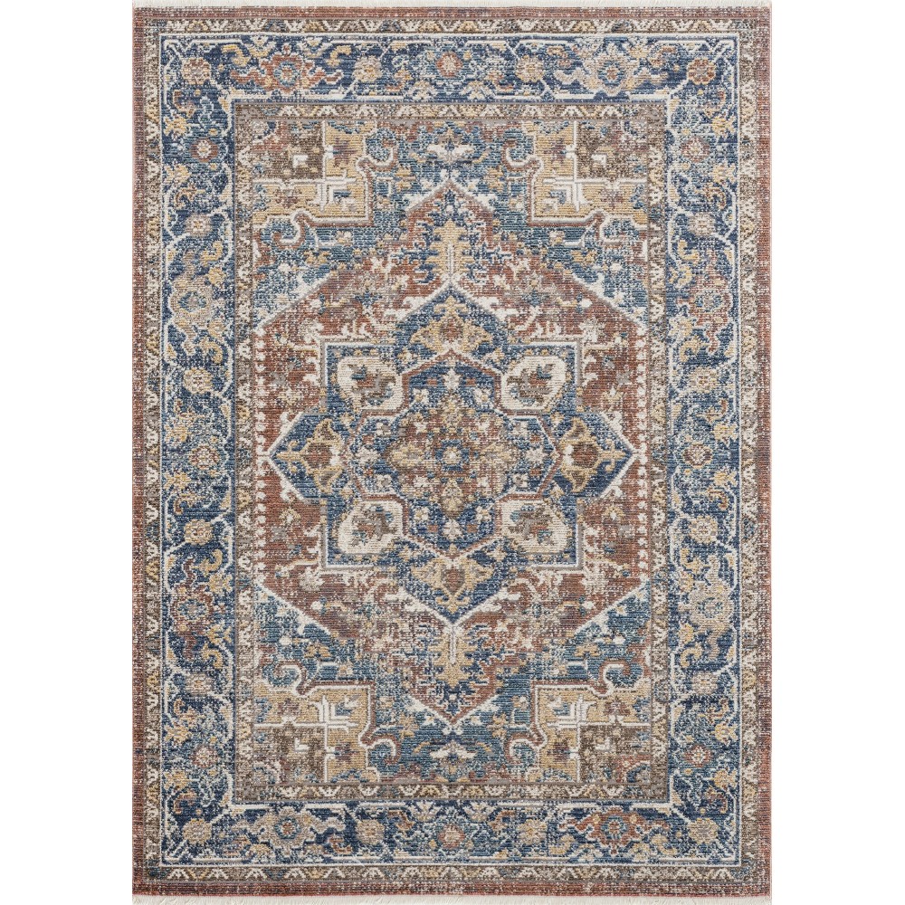 Kaleen Soren Collection Dark Multi Area Rug 7'10" x 10'