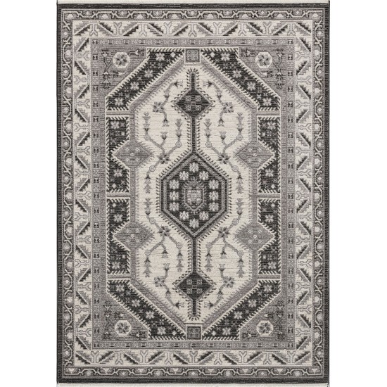 Kaleen Soren Collection SRN09-75 Gray Throw Rug 1'8" x 2'6"