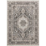 Kaleen Soren Collection Gray Silver Throw Rug 1'8" x 2'6"