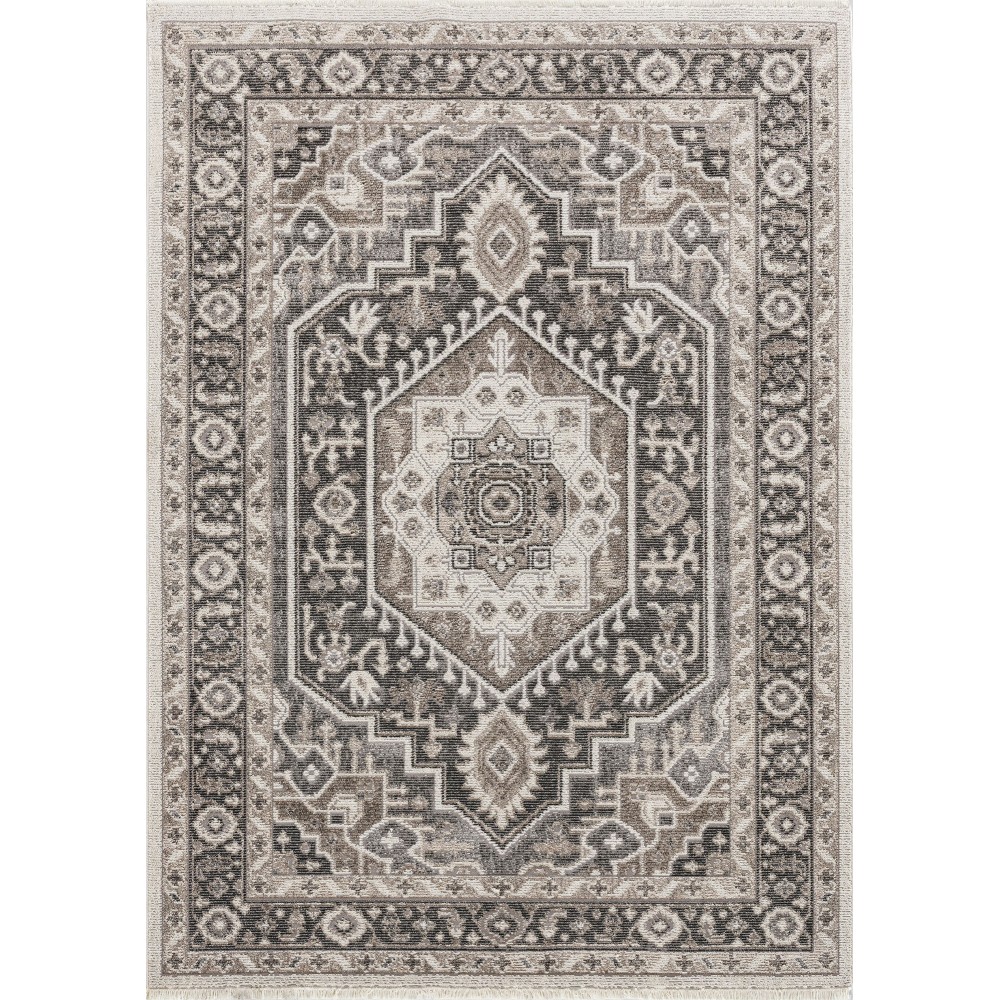 Kaleen Soren Collection Gray Silver Throw Rug 1'8" x 2'6"