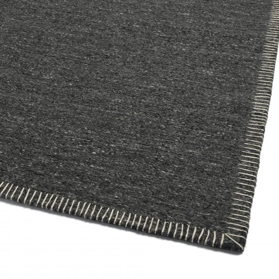 Kaleen Stark Collection Dark Charcoal Area Rug 5' x 7'9"