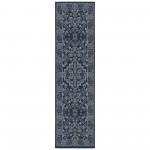 Kaleen Sunice Collection SUN01-22 Navy Throw Rug 1'9" x 3'