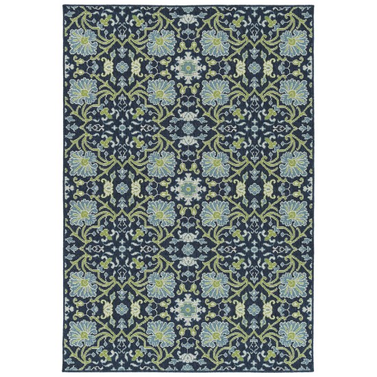 Kaleen Sunice Collection SUN02-22 Navy Throw Rug 1'9" x 3'