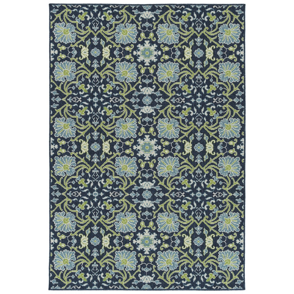 Kaleen Sunice Collection SUN02-22 Navy Throw Rug 1'9" x 3'