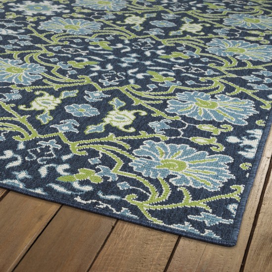 Kaleen Sunice Collection SUN02-22 Navy Throw Rug 1'9" x 3'