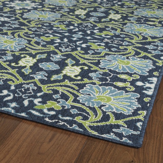 Kaleen Sunice Collection SUN02-22 Navy Throw Rug 1'9" x 3'