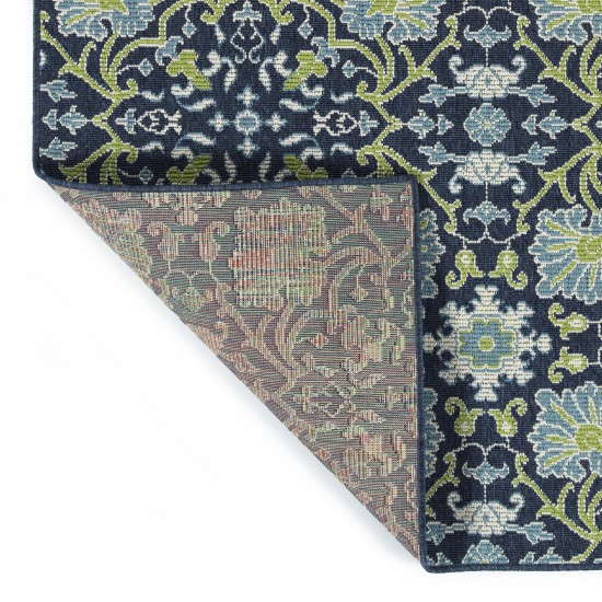 Kaleen Sunice Collection SUN02-22 Navy Runner 2'2" x 8'