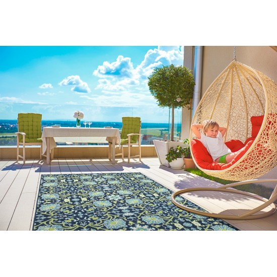 Kaleen Sunice Collection SUN02-22 Navy Runner 2'2" x 8'