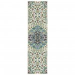 Kaleen Sunice Collection Light Ivory Area Rug 3'6" x 5'6"