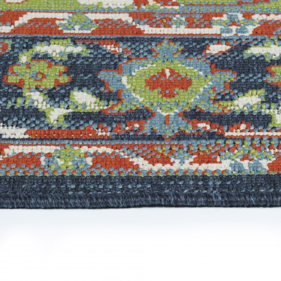 Kaleen Sunice Collection Dark Lime Green Area Rug 5' x 7'6"