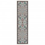 Kaleen Sunice Collection SUN07-01 Ivory Throw Rug 1'9" x 3'