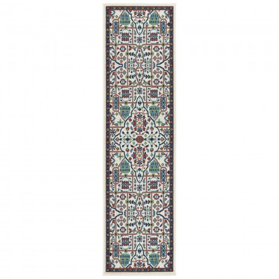 Kaleen Sunice Collection SUN07-01 Ivory Throw Rug 1'9" x 3'