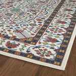 Kaleen Sunice Collection SUN07-01 Ivory Throw Rug 1'9" x 3'