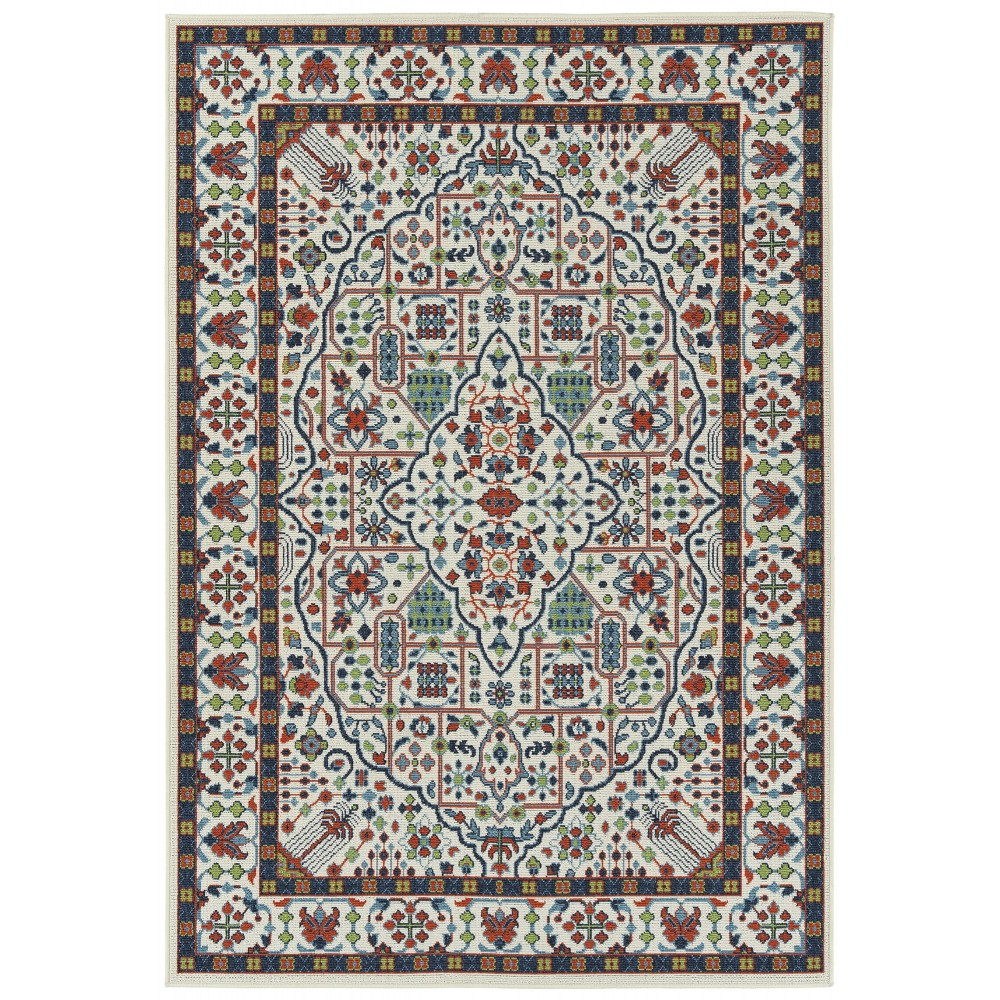 Kaleen Sunice Collection SUN07-01 Ivory Throw Rug 2'5" x 3'9"