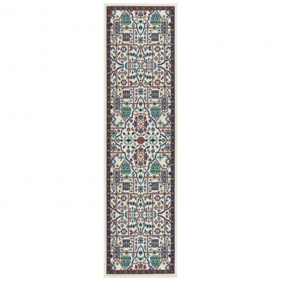 Kaleen Sunice Collection SUN07-01 Ivory Throw Rug 2'5" x 3'9"