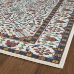 Kaleen Sunice Collection SUN07-01 Ivory Throw Rug 2'5" x 3'9"