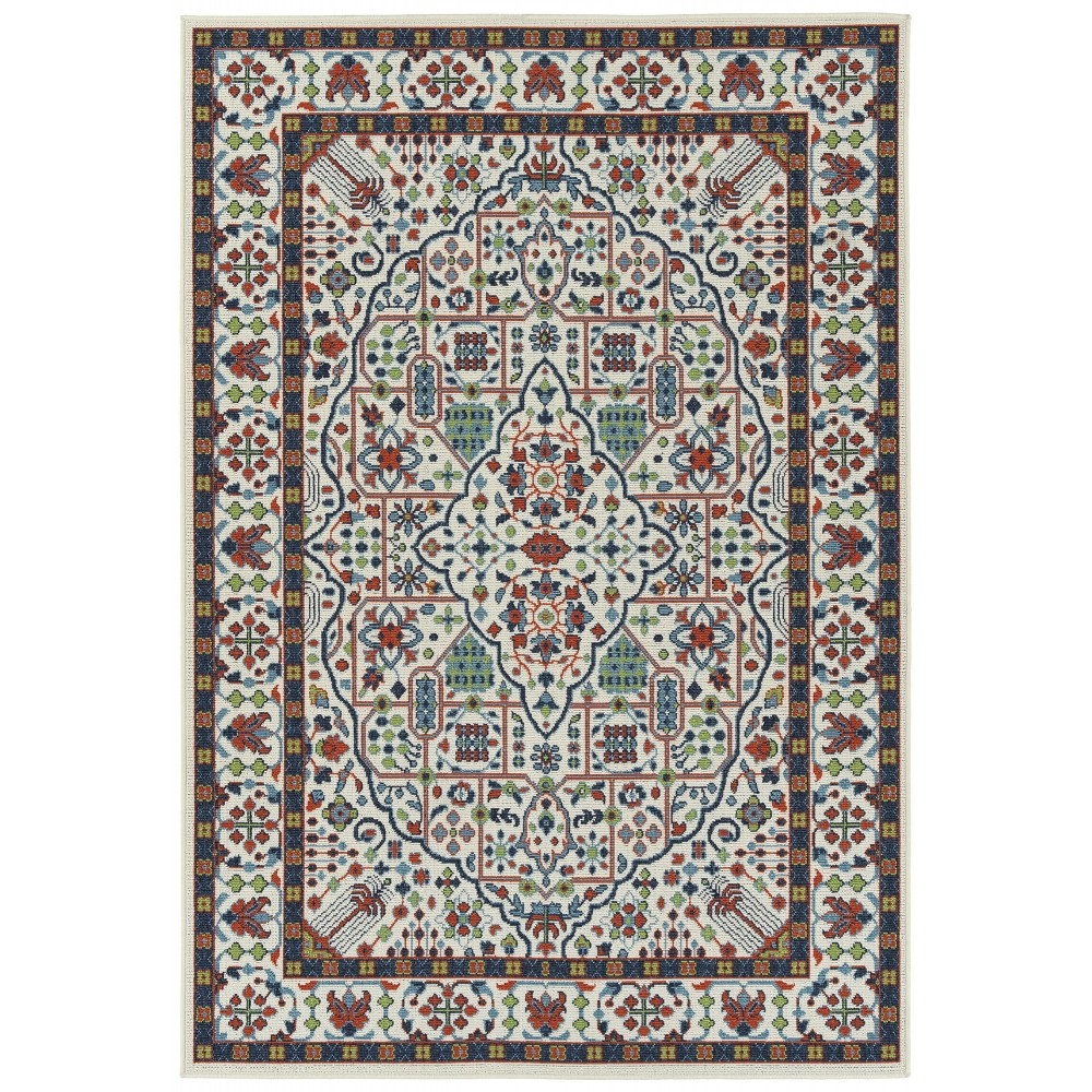 Kaleen Sunice Collection SUN07-01 Ivory Area Rug 5' x 7'6"