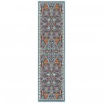 Kaleen Sunice Collection Light Light Blue Area Rug 7'2" x 10'5"