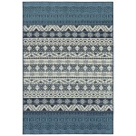 Kaleen Sunice Collection SUN08-22 Navy Throw Rug 2'5" x 3'9"