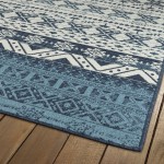 Kaleen Sunice Collection SUN08-22 Navy Throw Rug 2'5" x 3'9"