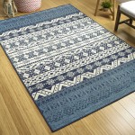 Kaleen Sunice Collection SUN08-22 Navy Throw Rug 2'5" x 3'9"