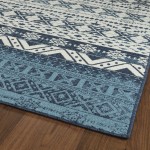 Kaleen Sunice Collection SUN08-22 Navy Area Rug 7'2" x 10'5"