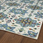 Kaleen Sunice Collection SUN10-79 Light Blue Throw Rug 2'5" x 3'9"