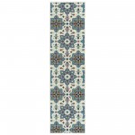 Kaleen Sunice Collection SUN10-79 Light Blue Throw Rug 2'5" x 3'9"