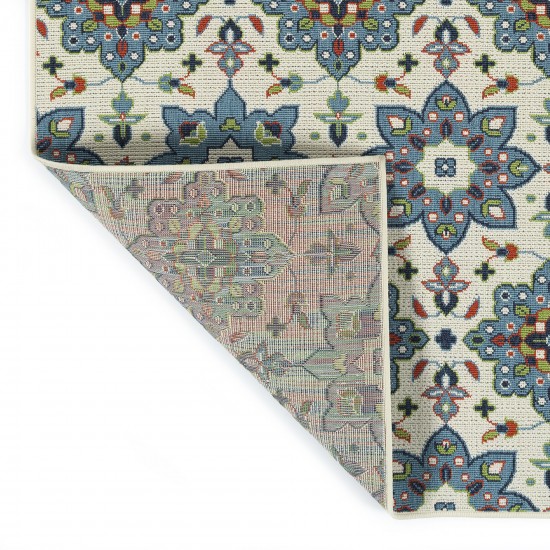 Kaleen Sunice Collection SUN10-79 Light Blue Area Rug 3'6" x 5'6"