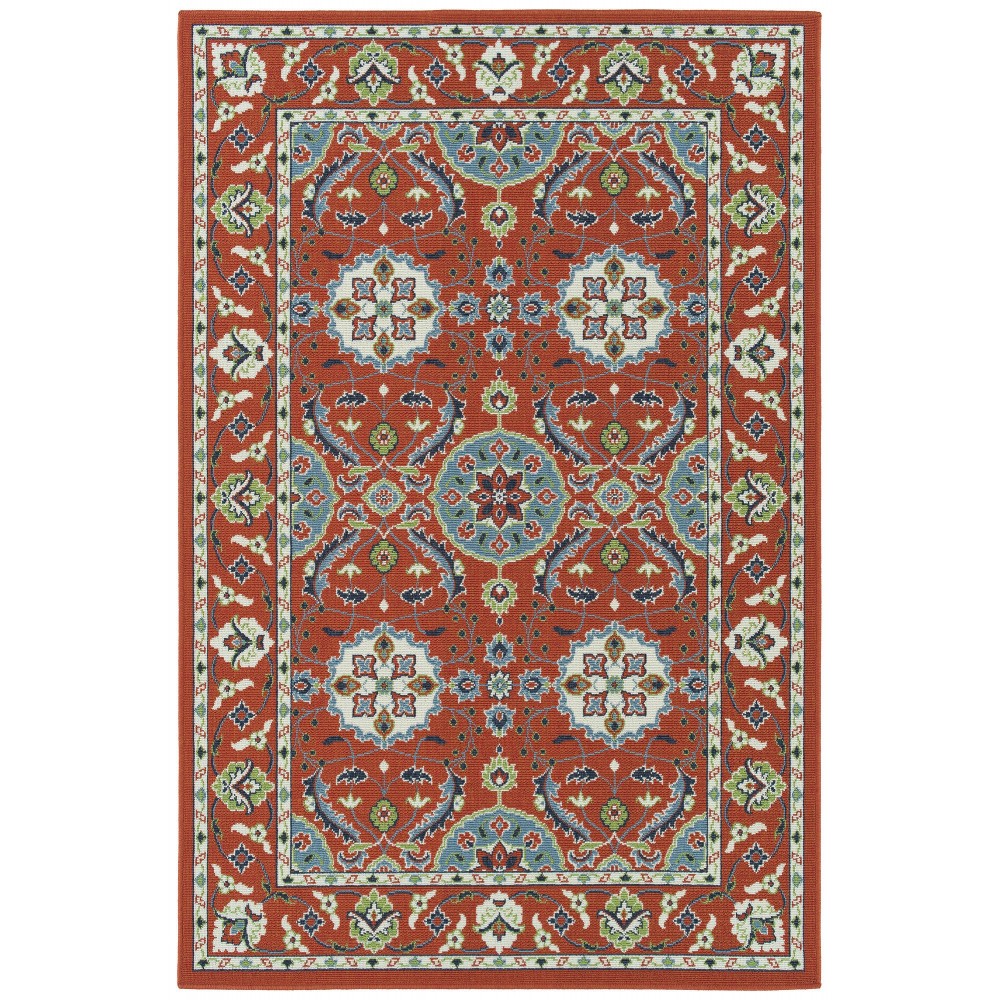 Kaleen Sunice Collection SUN11-32 Tangerine Throw Rug 1'9" x 3'