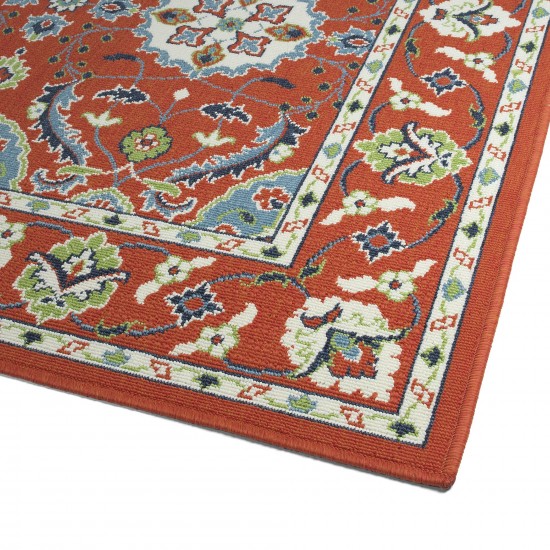 Kaleen Sunice Collection SUN11-32 Tangerine Throw Rug 1'9" x 3'