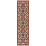 Kaleen Sunice Collection SUN11-32 Tangerine Throw Rug 1'9" x 3'