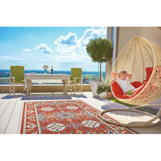 Kaleen Sunice Collection SUN11-32 Tangerine Runner 2'2" x 8'