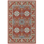 Kaleen Sunice Collection SUN11-32 Tangerine Throw Rug 2'5" x 3'9"