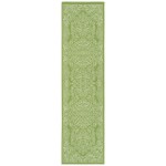 Kaleen Sunice Collection Bright Lime Green Throw Rug 1'9" x 3'