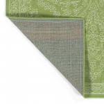 Kaleen Sunice Collection Bright Lime Green Area Rug 3'6" x 5'6"