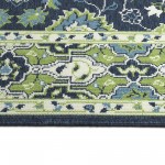 Kaleen Sunice Collection SUN13-22 Navy Throw Rug 1'9" x 3'