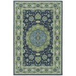 Kaleen Sunice Collection SUN13-22 Navy Throw Rug 2'5" x 3'9"