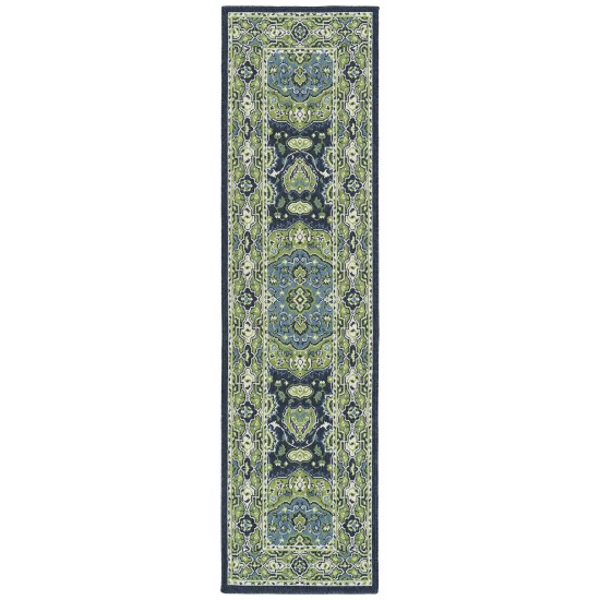 Kaleen Sunice Collection SUN13-22 Navy Area Rug 3'6" x 5'6"