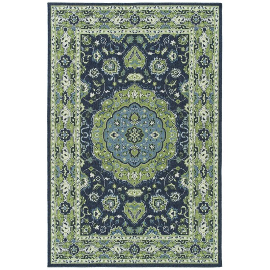 Kaleen Sunice Collection SUN13-22 Navy Area Rug 5' x 7'6"