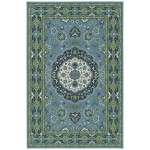 Kaleen Sunice Collection SUN13-79 Light Blue Throw Rug 1'9" x 3'